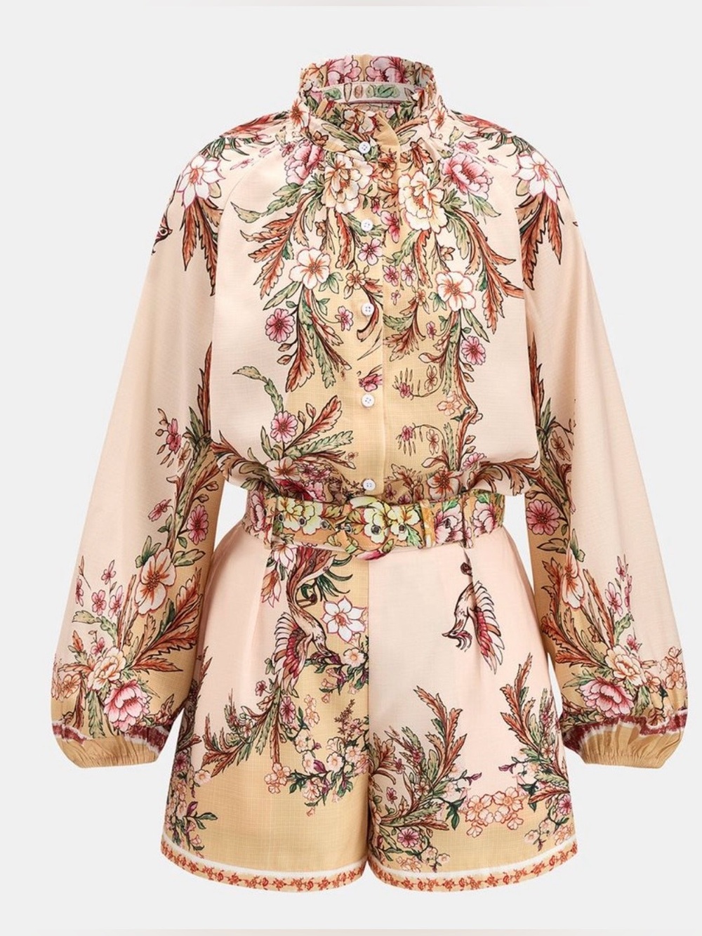 Commense Peach Floral Set